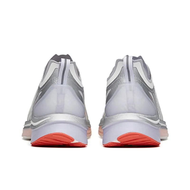 Anta MACH 1.0 Cushioning, Slip Resistant, And Abrasion Resistant Low Top Running Shoes Women's White Gray Silver-3