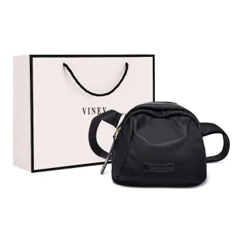VINEY Oxford Sling Bag Fanny Pack Shoulder Bag Crossbody Bag Small Size Women's Extreme Night Black