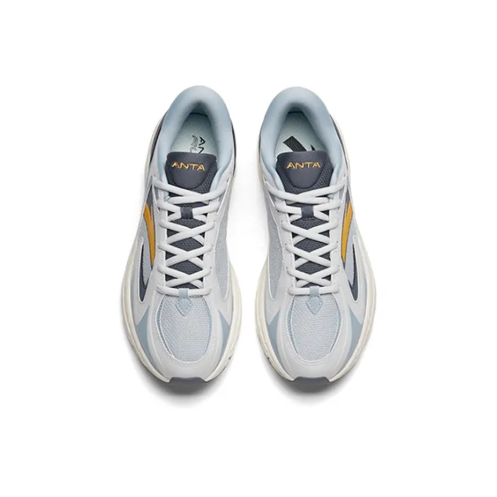 Anta AT952 Breathable Low-Top Sports Casual Shoes Men's Cloud Gray-3
