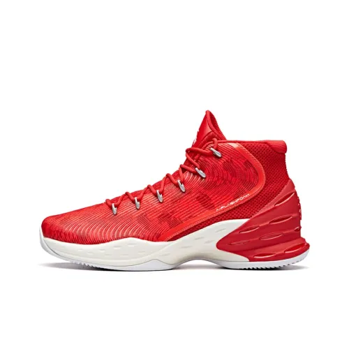 ANTA The Dagger 2 Basketball Shoes Men High Top Red/White