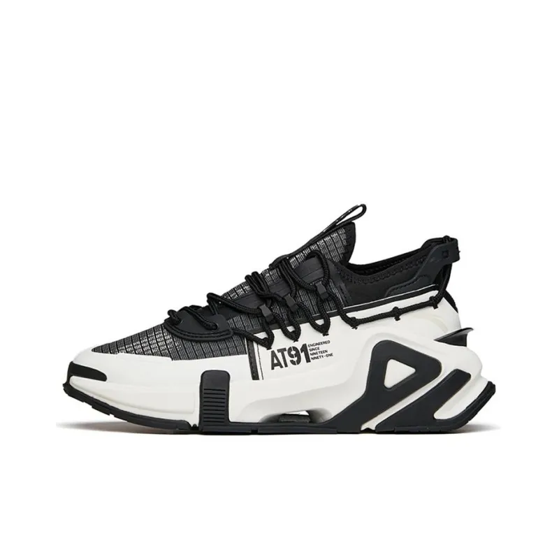ANTA AT91 Casual Shoes Women's Low Top Black/White-0