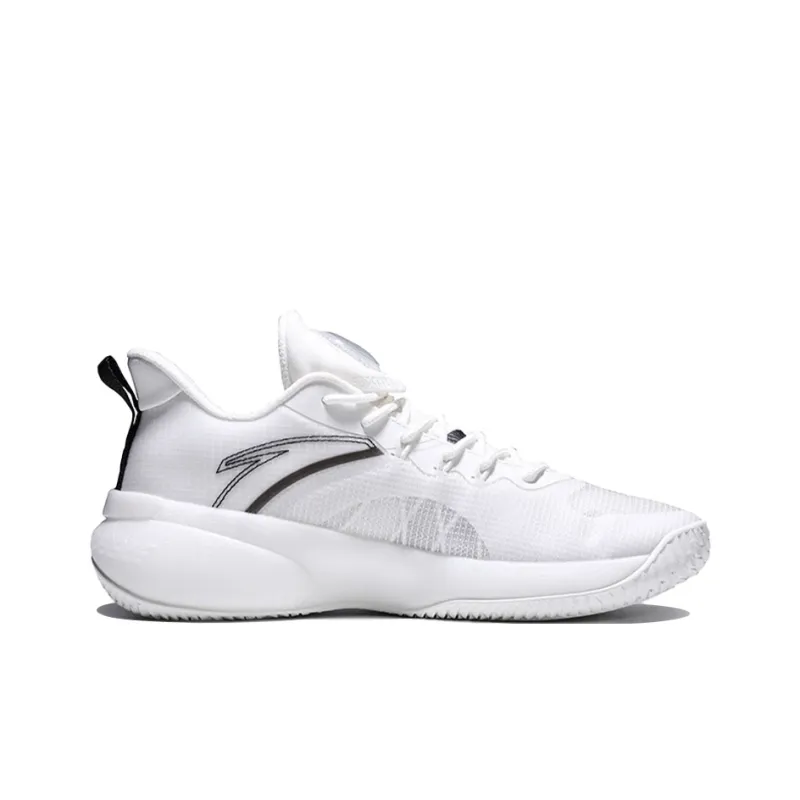 Anta Cement Busters Low Top Performance Basketball Shoes Men's White Black-1