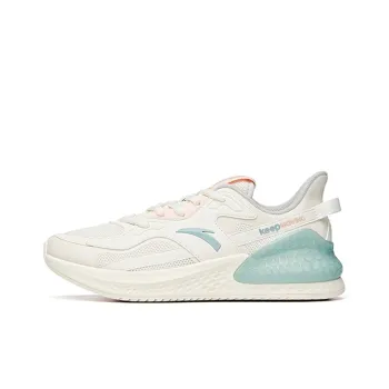 Anta C37 Series Low Top Running Shoes Women's White Pink Cyan