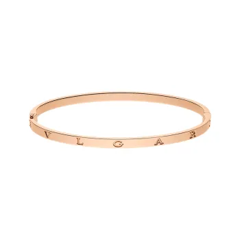 BVLGARI Karat Gold Bangles Women's Rose Gold