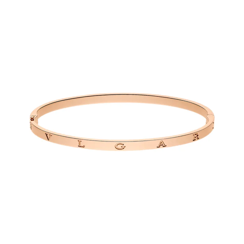 BVLGARI Karat Gold Bangles Women's Rose Gold-0