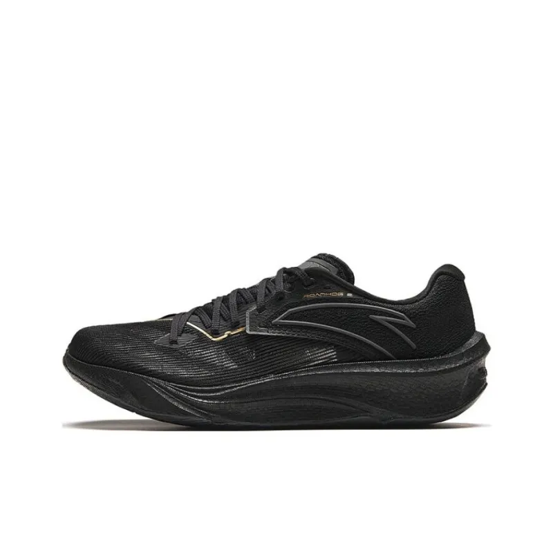 Anta Asphalt Road Fighter 2.0 Cushioning Rebound Low-Top Casual Running Shoes Women's Black Gold-0