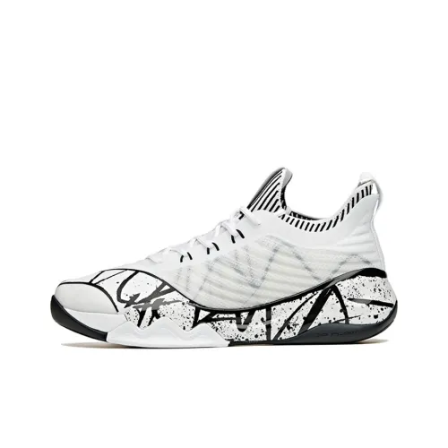 ANTA KT6 Basketball Shoes Men Low-Top ANTA White/Black