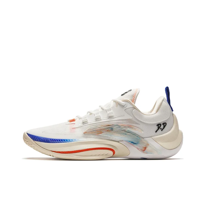 Anta Instantaneous 1 Low-Top Basketball Shoes Men's Papyrus White-0