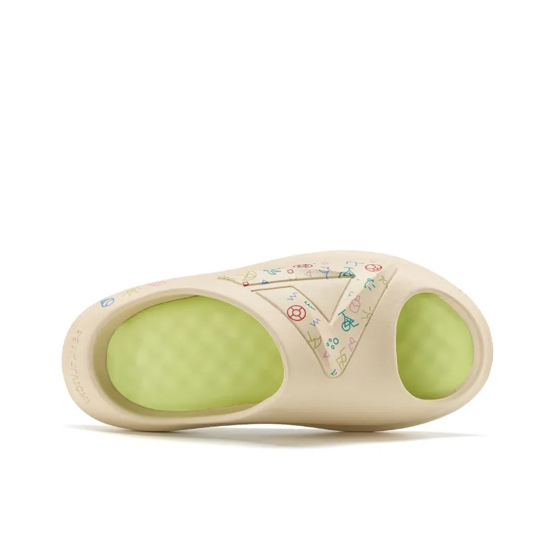 PEAK Statistic Sandals Slide Slippers Women's Bean Khaki-3