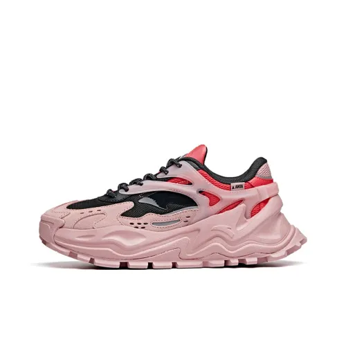 ANTA Hot Chunky Sneakers Women's Low-Top Pink