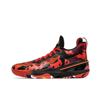 PEAK Flash 3 Basketball Shoes Men Mid Top PEAK Red/Black