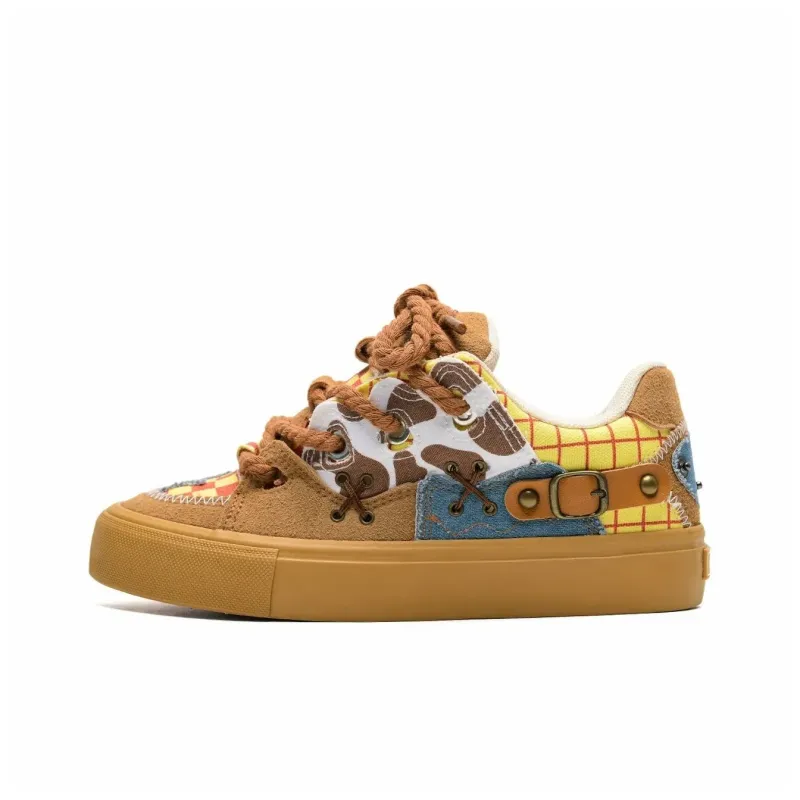 ABCIO Slip Resistant Cushioning Low Top Skateboard Shoes Unisex-6