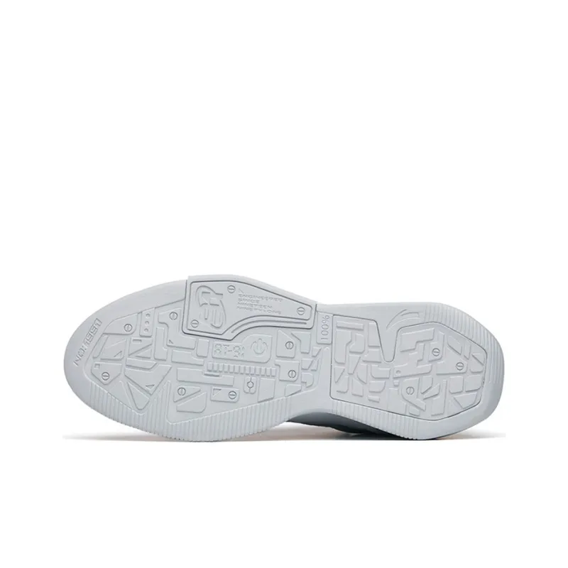 Anta AT91 Low Top Skateboard Shoes Men's Silver-4