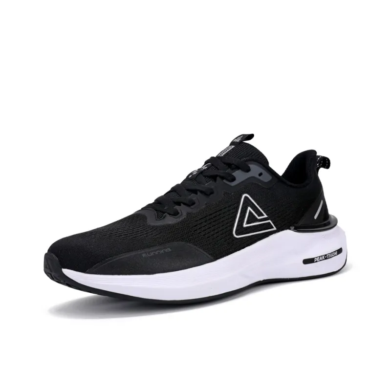 PEAK Tai Ji3.0 Low Top Running Shoes Men's Black White-2