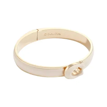COACH Brass-Plated Enamel Enamel Glass Bangles Women's Gold
