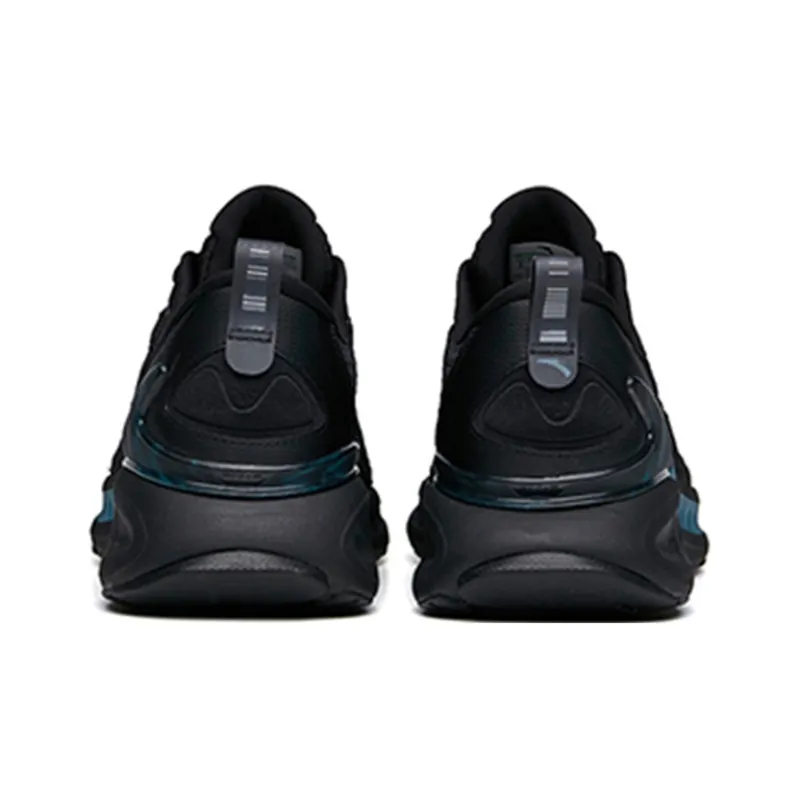 Anta Tron 1.5 Shock Absorbers With Slip Resistant And Abrasion Resistant Properties Low Top Running Shoes Men's Black-4