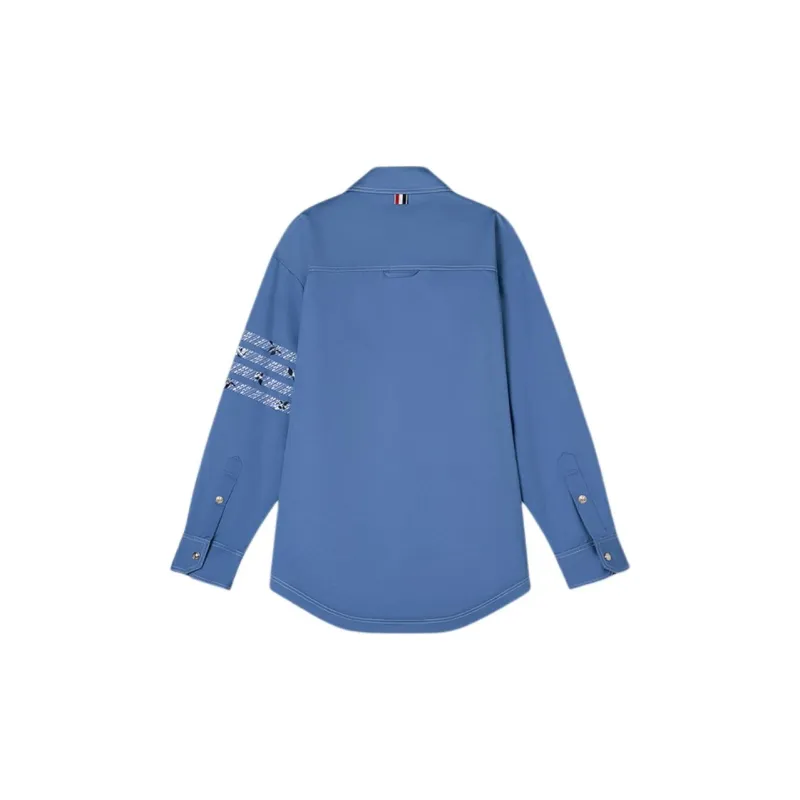 THOM BROWNE Contrast lining Cotton Jacket-1