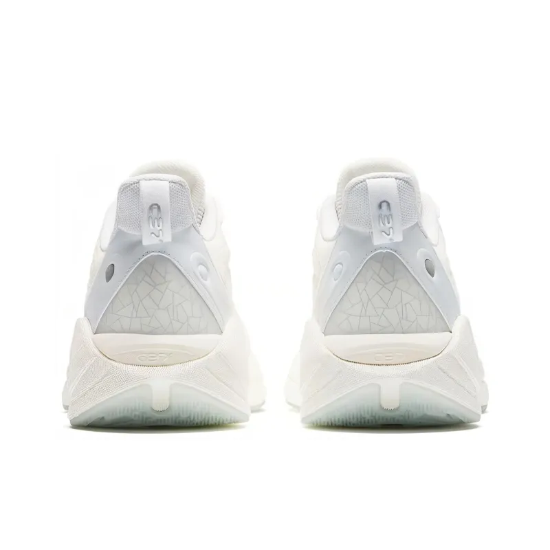 Anta C37 Series Breathable Low Top Running Shoes Men's White Gray-3