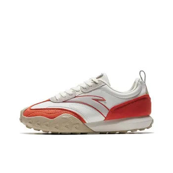 Anta HERITAGE 90 Anti Slip Wear Resistant Low Top Sports Casual Shoes Women's Red White