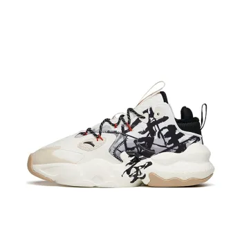 Anta Bastard Wei Feng Fleece Lined Durable Breathable Low Top Sports Casual Shoes Men's White Black Gray