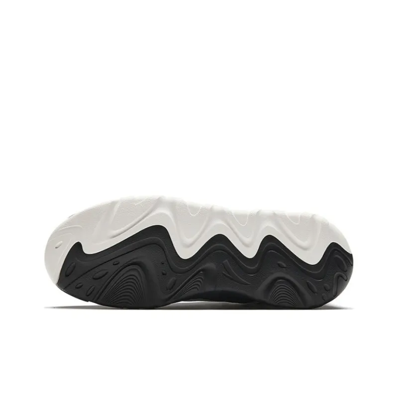 Anta Back Wave 1.0 Cushioning Moisture Wicking High Top Casual Shoes Women's Black-4