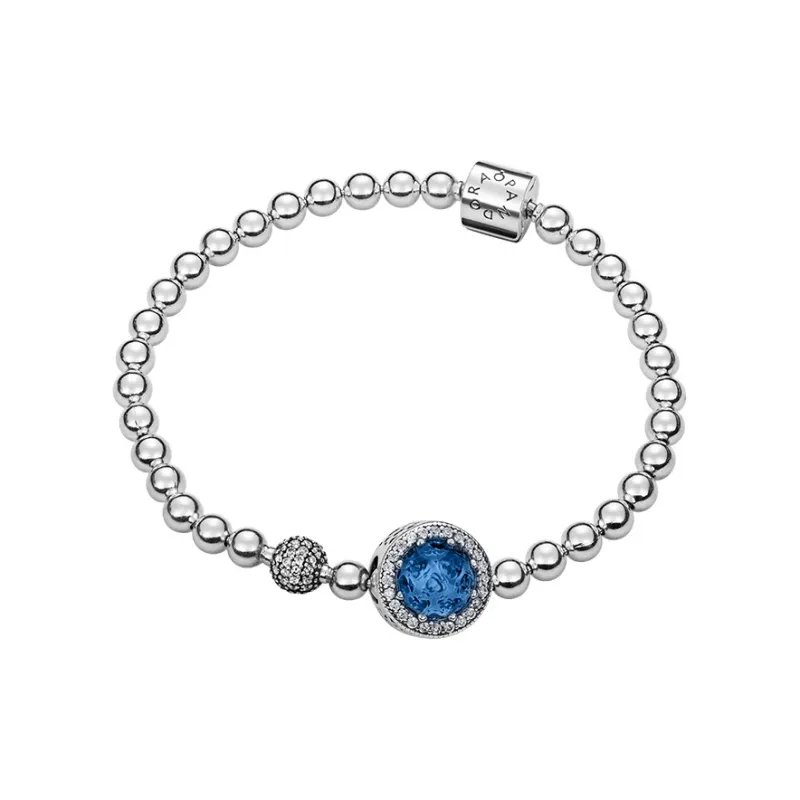 Pandora 925 Sterling Silver Bangle Set Women's Silver-1