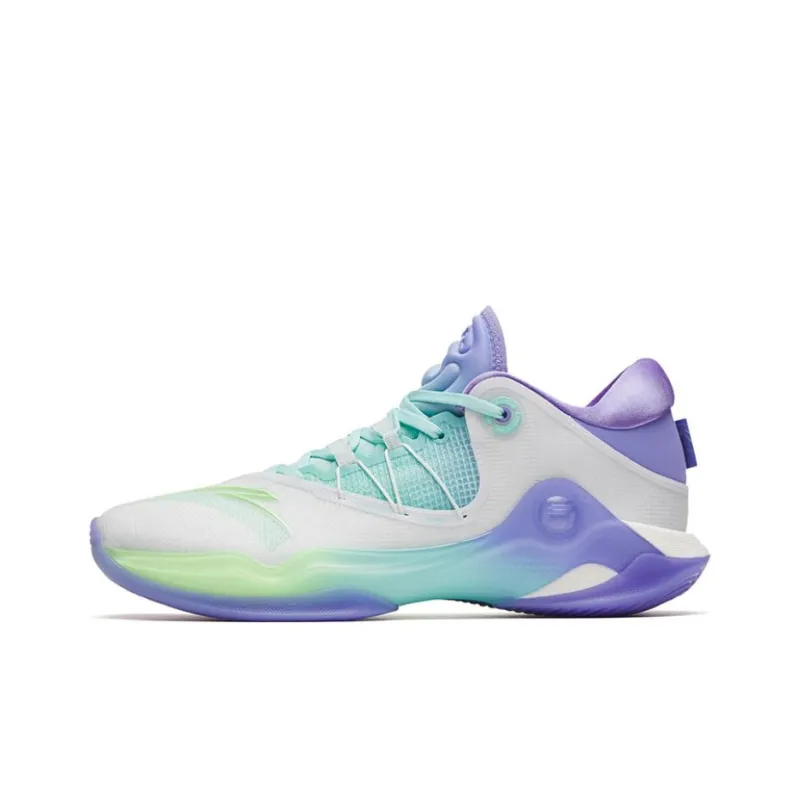 ANTA Skyline 1 Basketball Shoes Men Low Top White/Purple-0