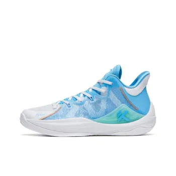 Anta See Mountain 2.5 Cushioning Anti Slip And Wear Resistant Low Top Basketball Shoes Blue White