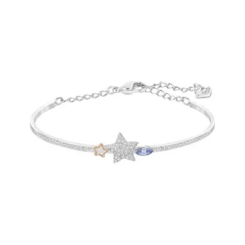 Swarovski Duo Star Bangles Women's Silver