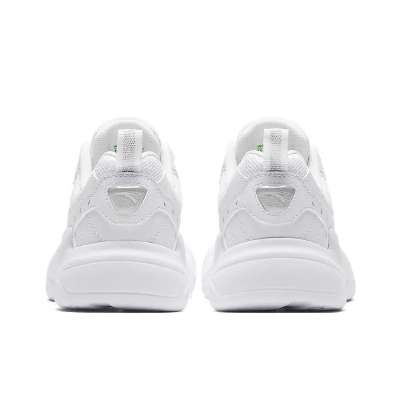 Anta Walker Anti Slip Wear Resistant Low Top Casual Shoes Women's White-3