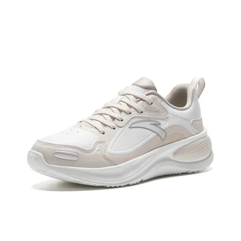 Anta Cloud Journey Wear-Resistant Low-Top Running Shoes Women's White-1