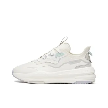 Anta C37 Lifestyle Collection Durable Breathable Low-Top Skateboard Shoes Women's White Gray