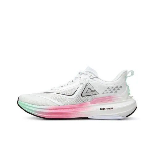 PEAK State Pole 6.0 Running Shoes Men Low-Top White/Pink Purple