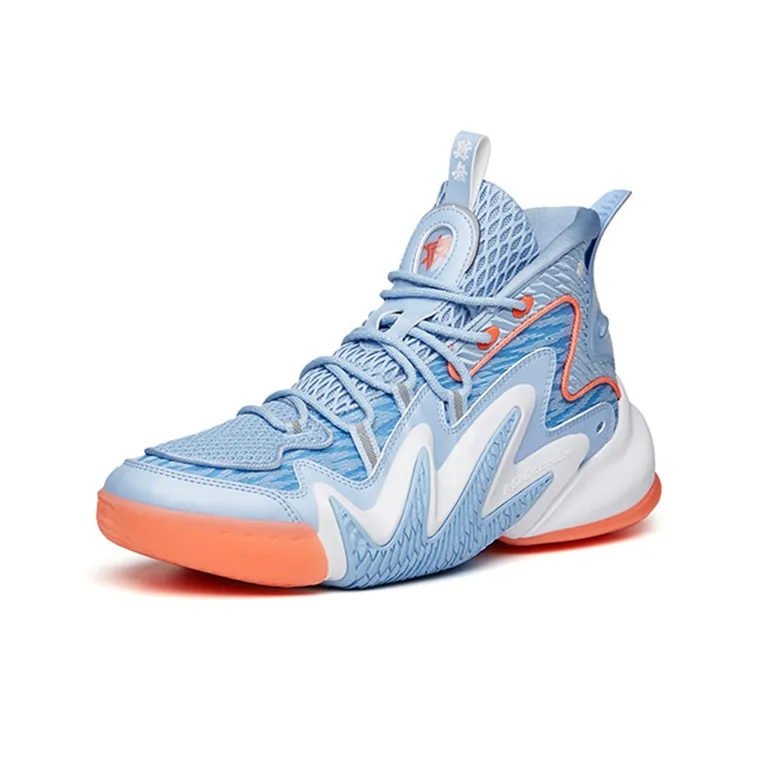 Anta Berserk 2 Cushioning, Slip Resistant, And Abrasion Resistant High Top Basketball Shoes Dazzling Blue-2
