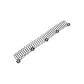Black Flower in Flower Comb 2 Pcs
