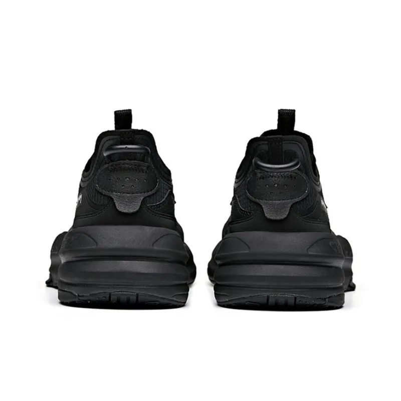 Anta C37 Series Anti Slip Wear Resistant Low Top Skateboard Shoes Women's Black-3