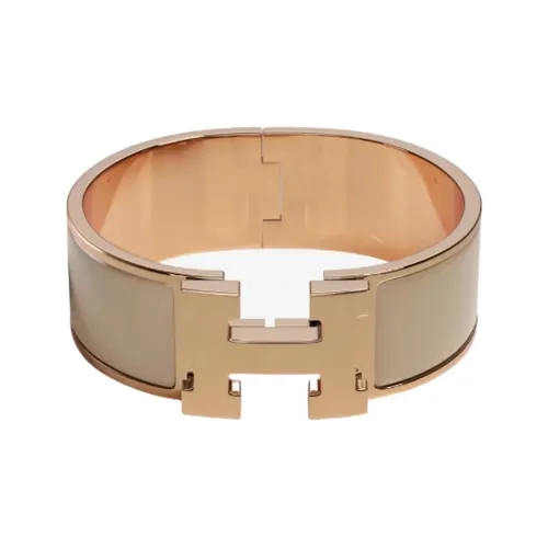 HERMES Bangles Women's Rose Gold