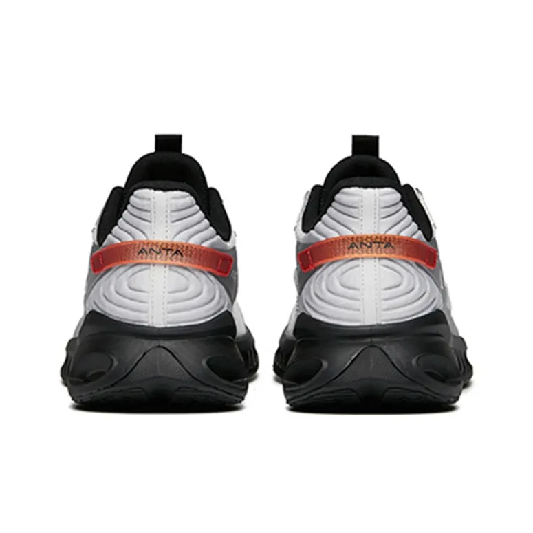 Anta Rocket 2.0 Slip Resistant, Abrasion Resistant, Lightweight Low Top Running Shoes Men's Silver-4