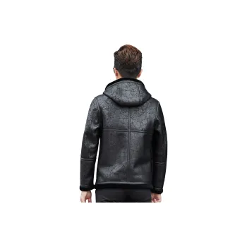 FORTEI Leather Jacket Men's Black