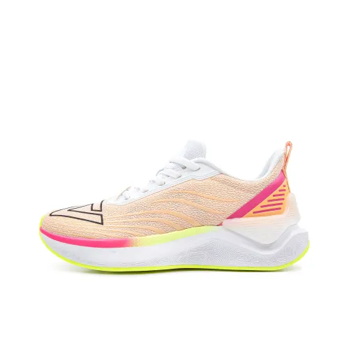 PEAK Tai Chi 3.0 Pro Running Shoes Women's Low-Top Orange/Pink/White