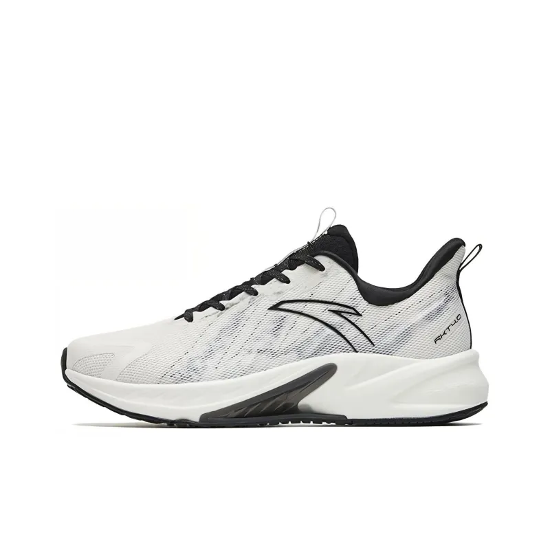 Anta Rocket 4.0 Cushioned Wear Resistant Breathable Low Top Running Shoes Women's Ivory White-0