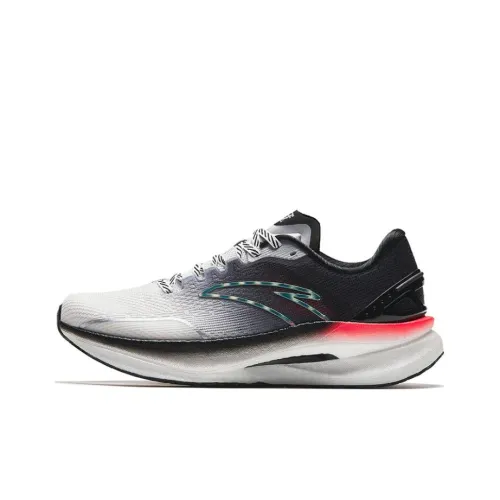 Anta Champion 2nd Gen Pro Cushioning Anti Slip And Wear Resistant Low Top Running Shoes Men's Black White Gray