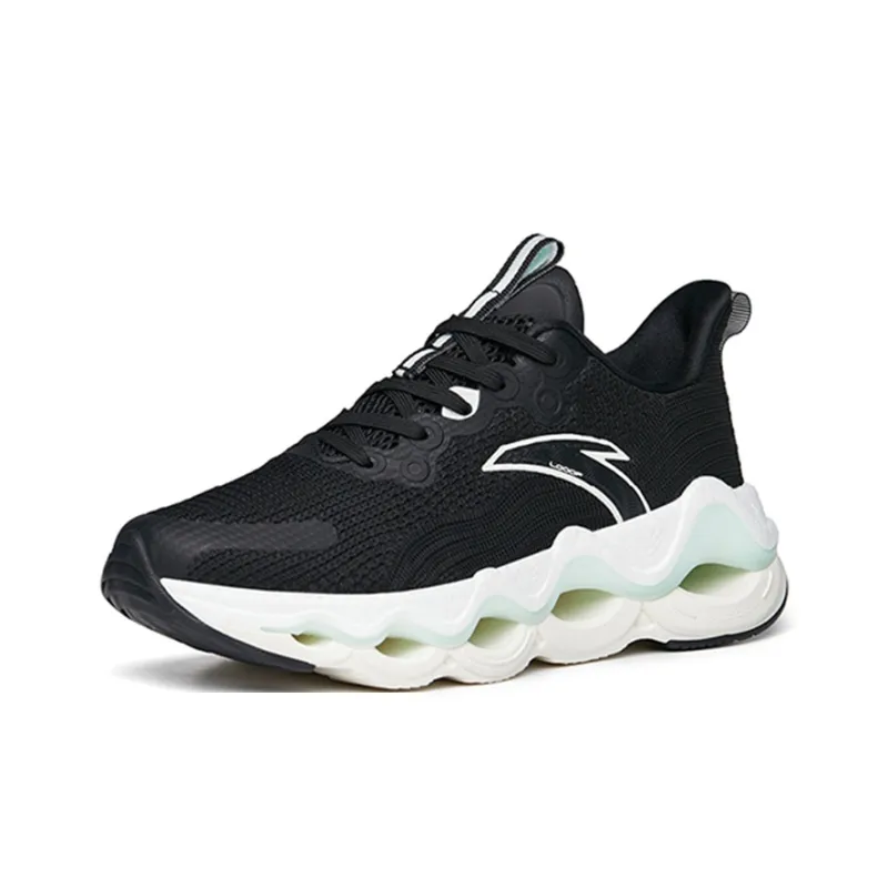 Anta Martian Foam Mars Foam Lightweight And Wear resistant Low Top Running Shoes Women's Black-2