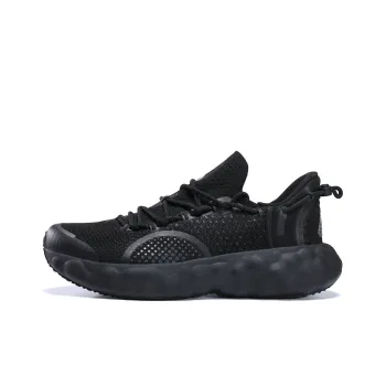 PEAK AI Taichi Cloud R1 Cushioned Wear Resistant Breathable Low Top Running Shoes All Black