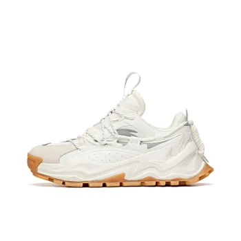 Anta Hot Anti Slip Wear Resistant Low Top Chunky Sneakers Men's Maiden Washed White