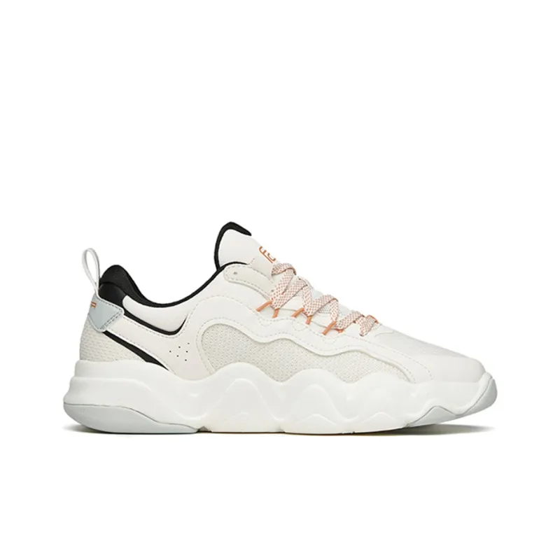 Anta Back Wave 1.0 Anti Slip And Wear Resistant Height Increasing Low Top Chunky Sneakers Women's-1