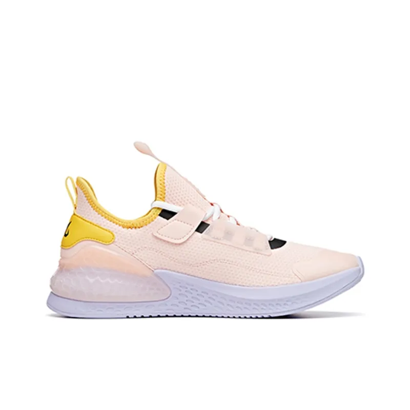 ANTA C37 Series Running Shoes Men Low Top Light Yellow/Pink/Purple-1