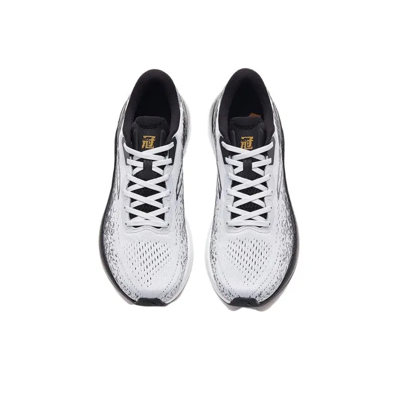 Anta Champion Running Shoes Lite Cushioning Wear-Resistant Low-Top Running Shoes Men's Black Gray White-3