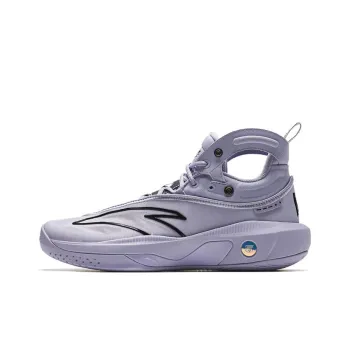 Anta KT8 KT 8 Father And Son Anti Slip Wear Resistant Low Top Basketball Shoes Men's Purple Black