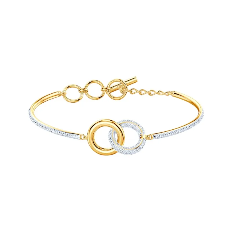 Swarovski Stone Bangles Women's White-0